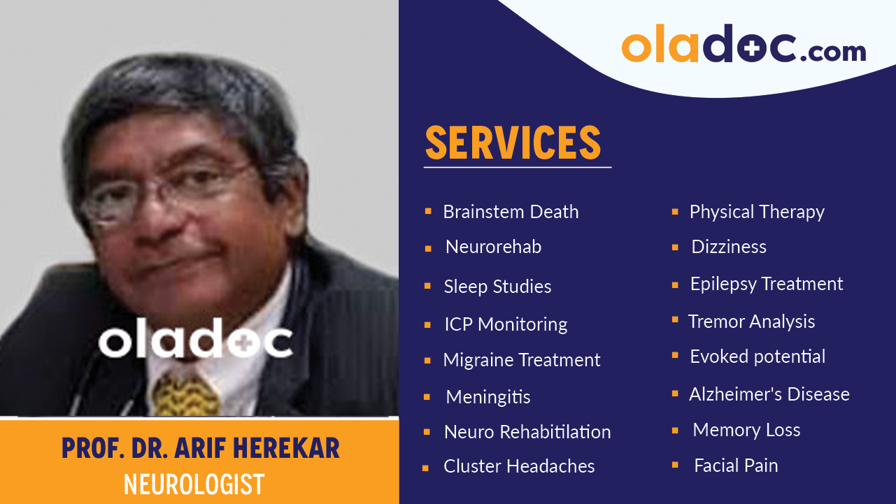 Services provided by  Dr. Arif Herekar